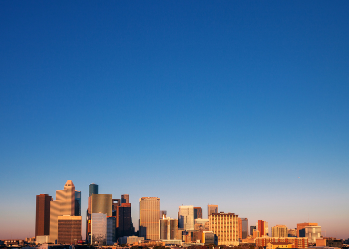 skyline of downtown Houston, Texas